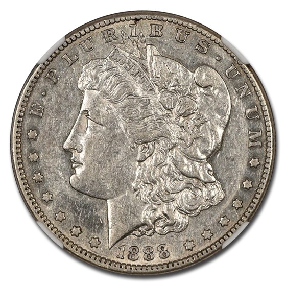 1888-S Morgan Dollar AU-55 NGC 1888-S Morgan Dollar AU-55 NGC